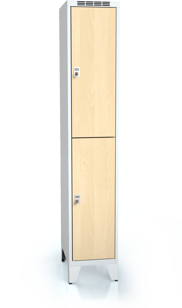 Divided cloakroom locker ALDERA with feet 1920 x 350 x 500